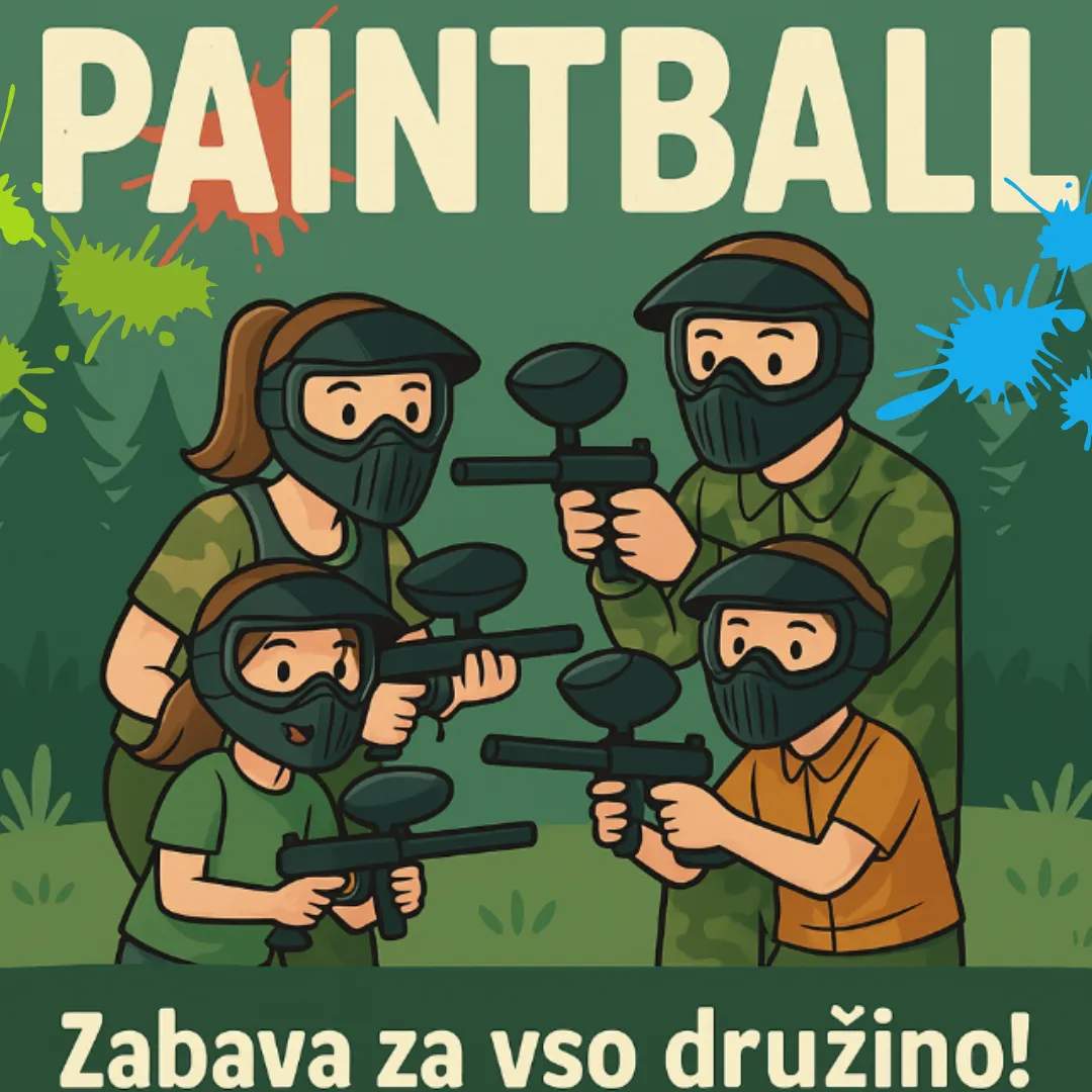 Slika za Družinski paintball
