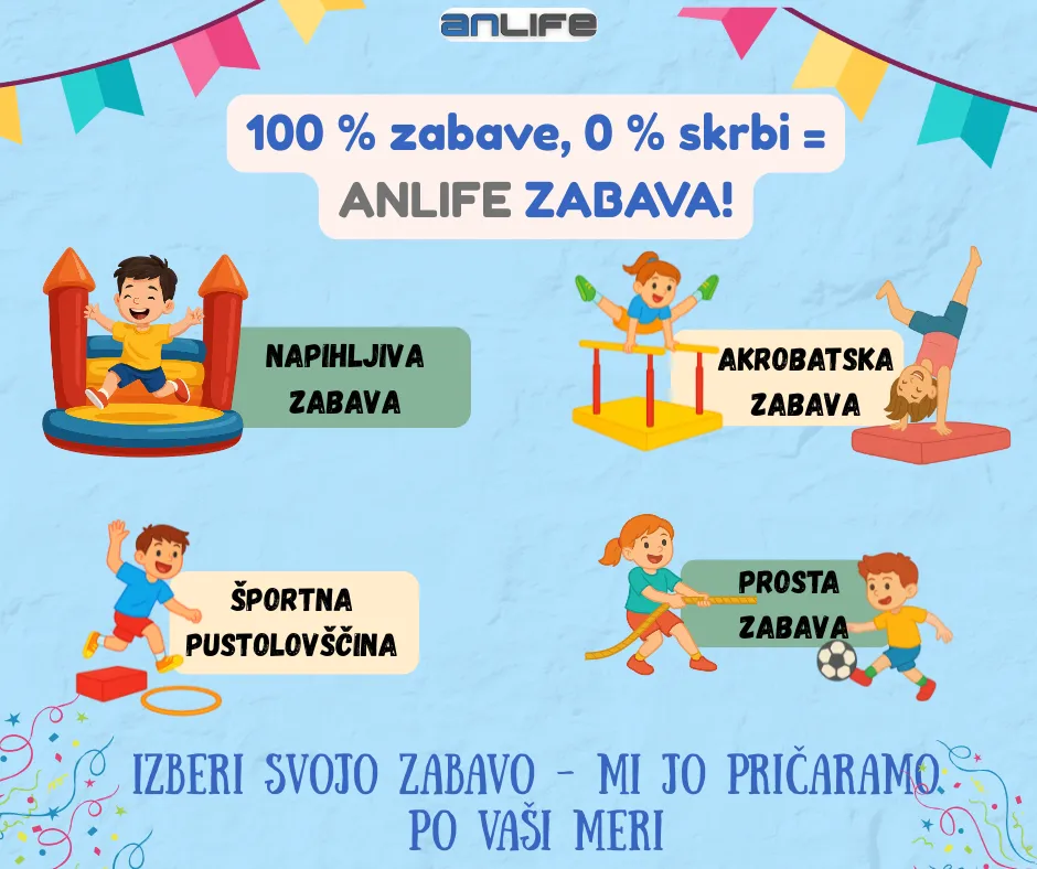 Slika za 100 % zabave, 0 % skrbi ~ IZBERI SVOJO ZABAVO!