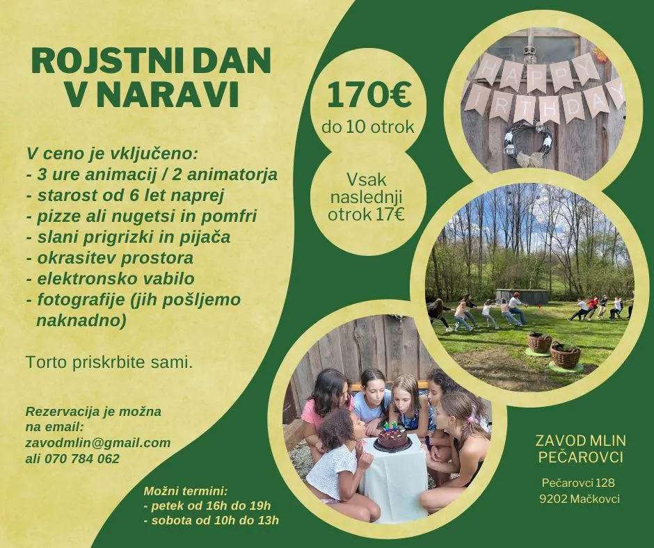 Slika za Rojstni dan v naravi