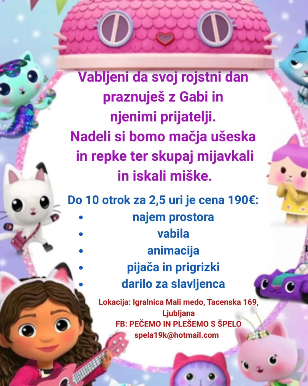 Slika za Praznuj z Gabi in njenimi prijatelji