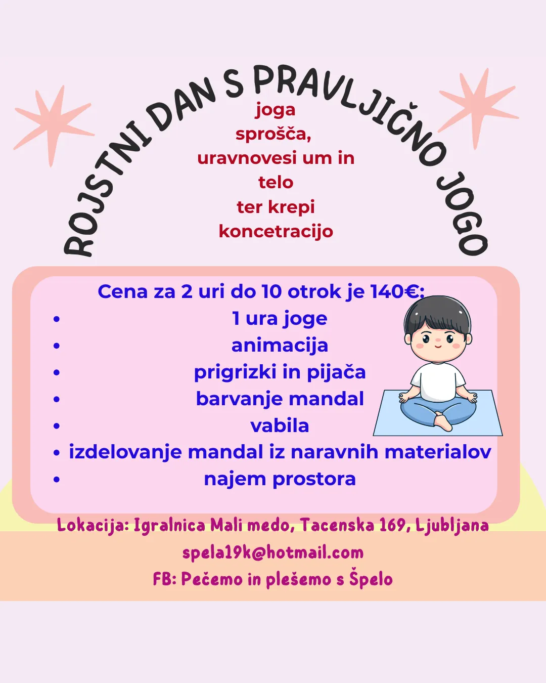 Slika za Rojstni dan s pravljično jogo