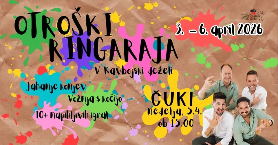 Slika za OTROŠKI RINGARAJA V KAVBOJSKI DEŽELI S ČUKI