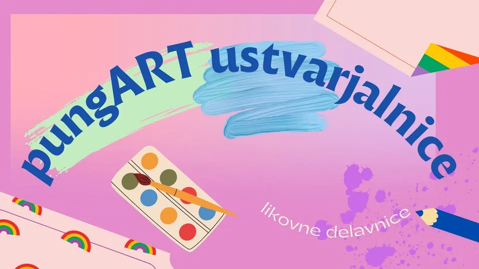 Slika za pungART ustvarjalnice – likovne delavnice