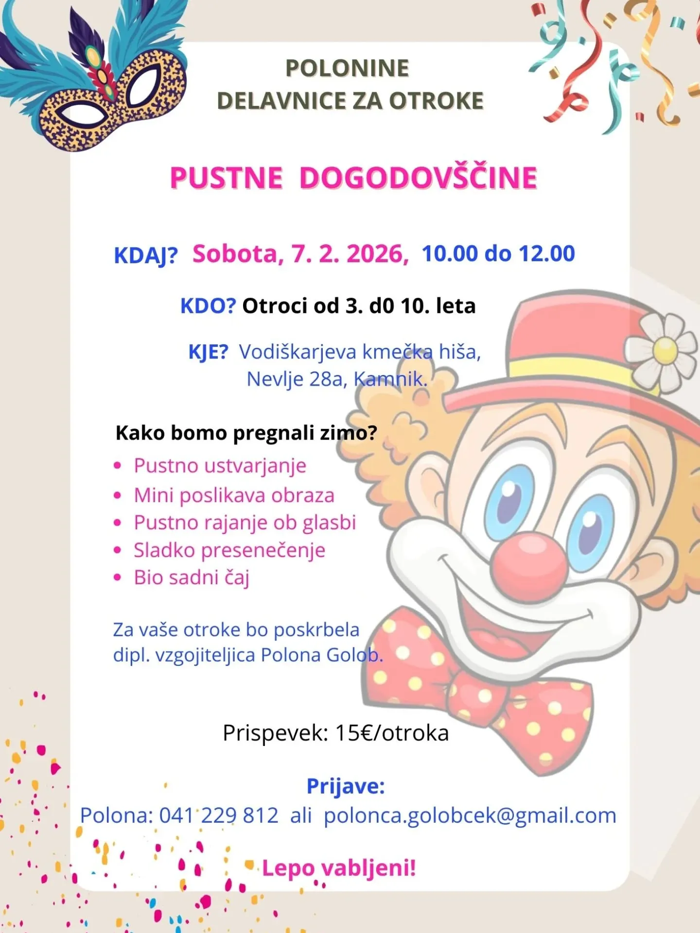 Slika za PUSTNE DOGODIVŠČINE