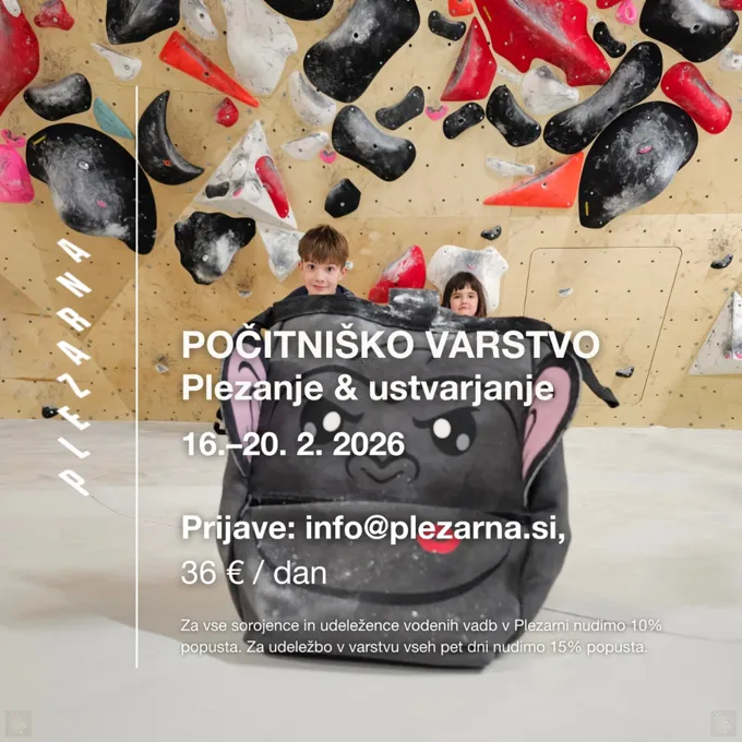 Slika za POČITNIŠKO VARSTVO - Plezanje & ustvarjanje