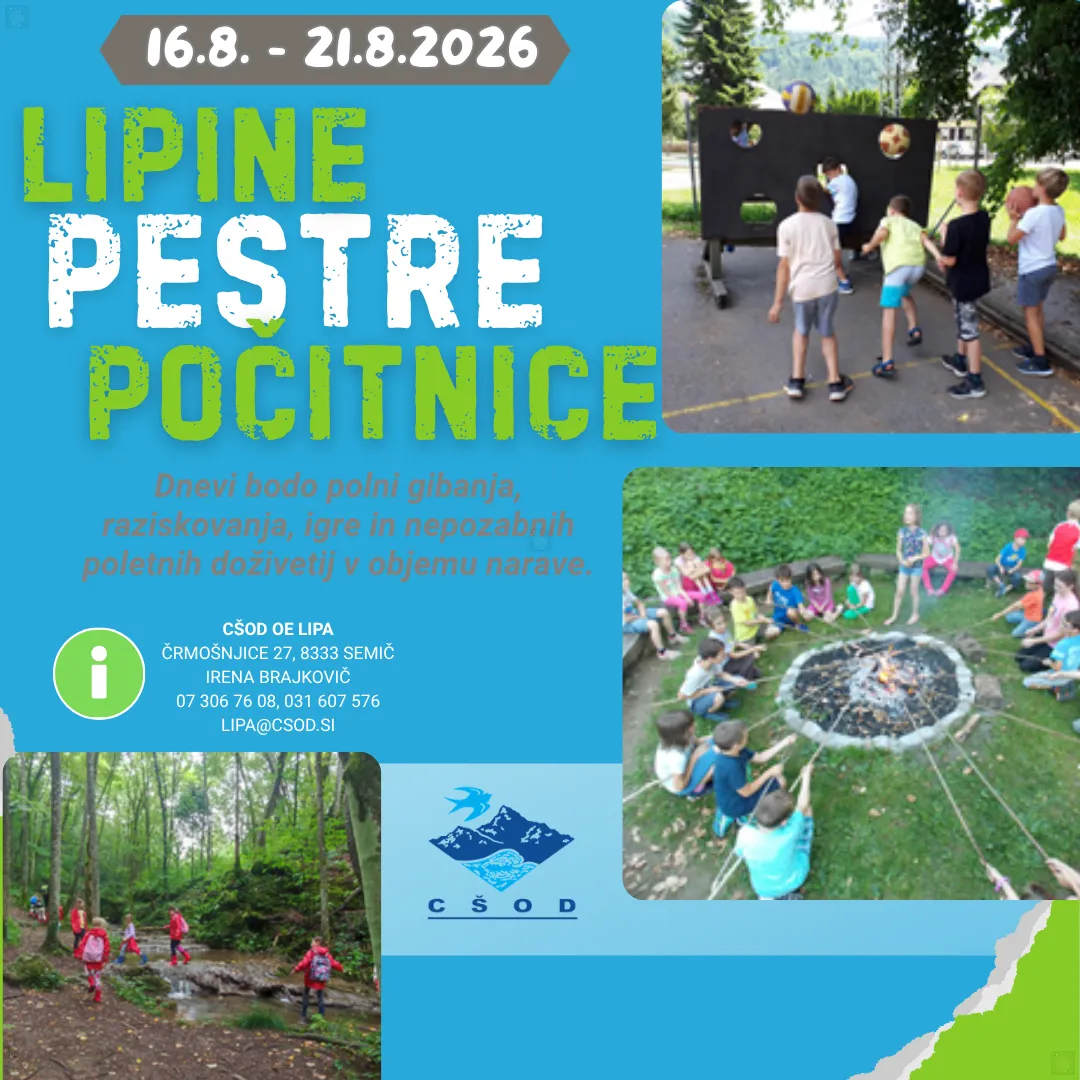 Slika za Lipine pestre počitnice