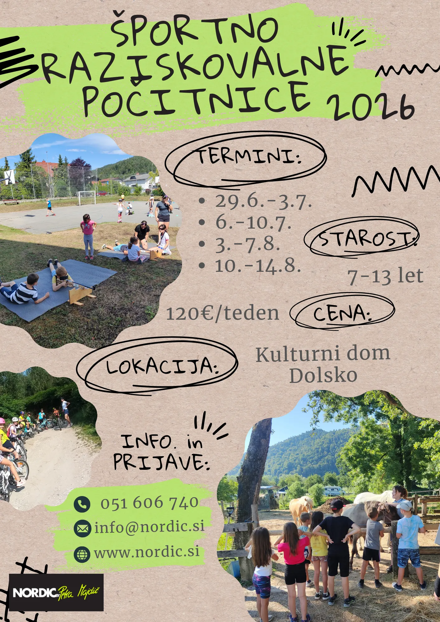 Slika za Športno raziskovalne počitnice z ekipo Nordic by Petra Majdič